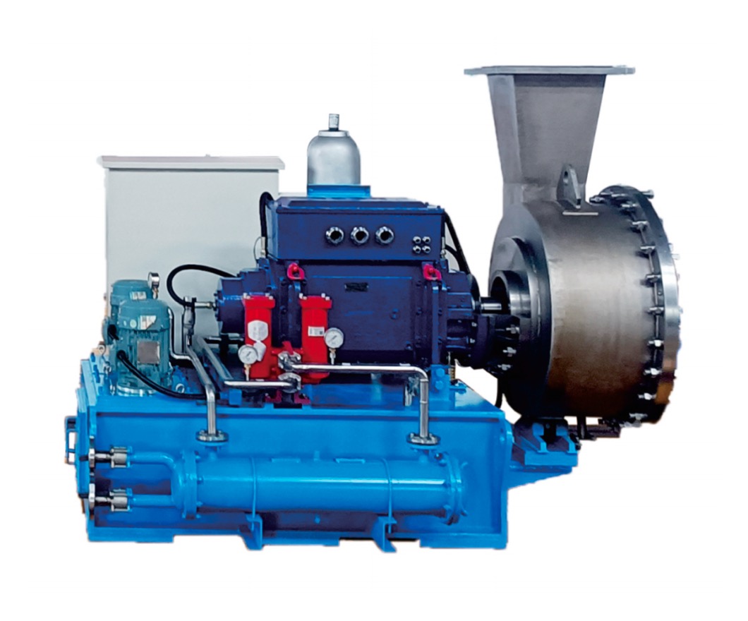 Oil-film high speed direct drive steam compressor