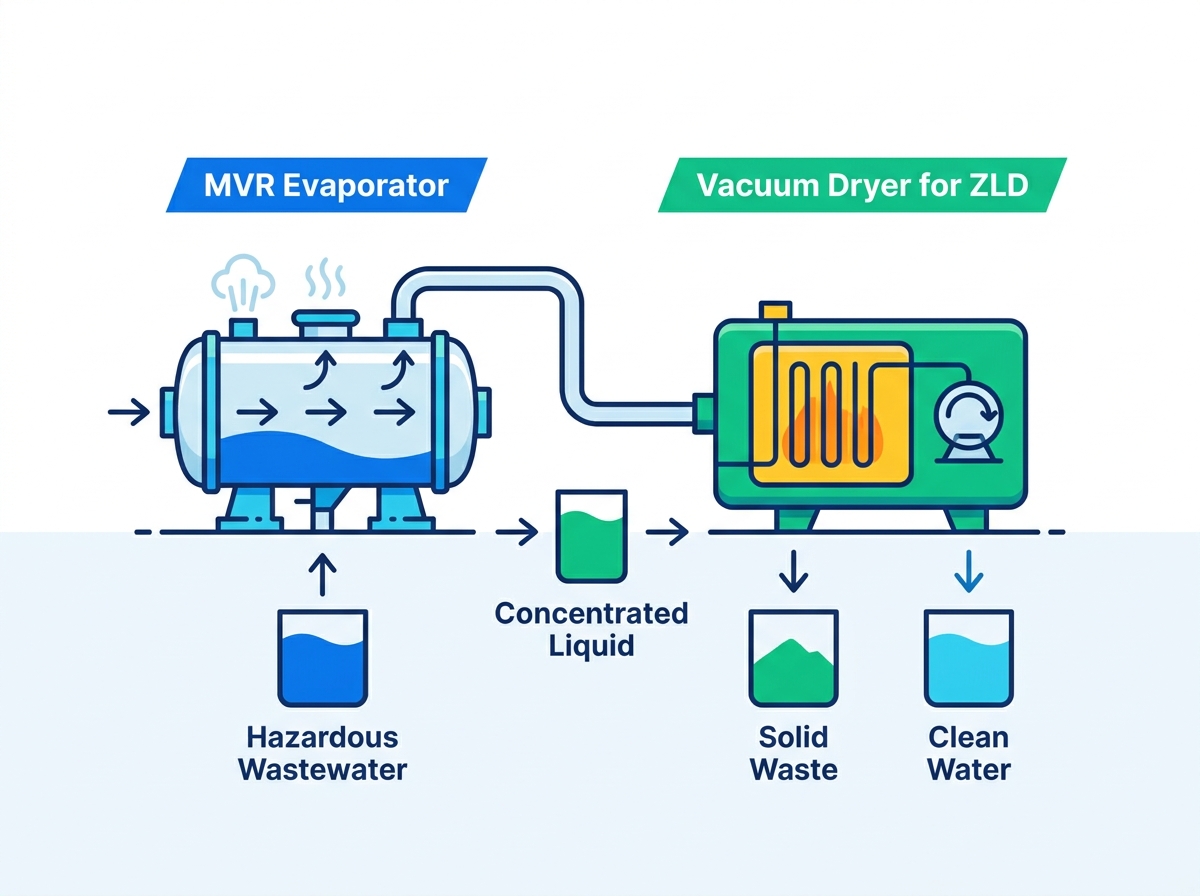 MVR Evaporator and Vacuum Dryer for ZLD System