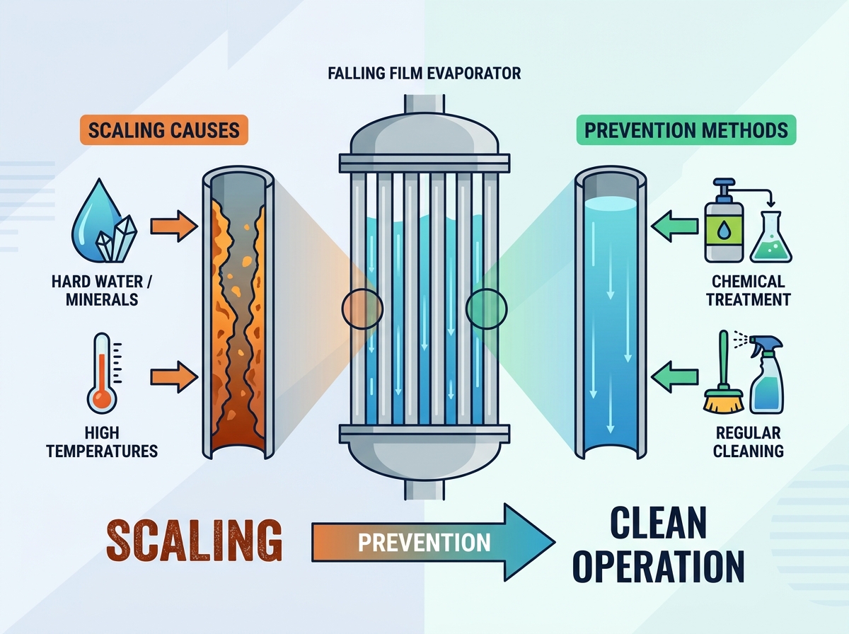 Falling Film Evaporator Scaling